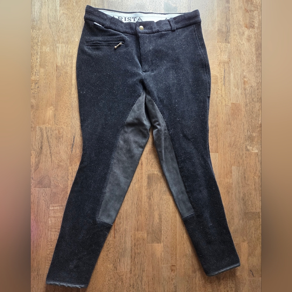 ARISTA Corduroy Ribbed Riding Pants Full Seat Show Breeches